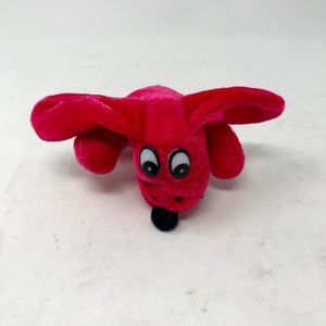 Dan Brechner Plush Stuffed Toy  4” Mini Dark Pink Pound Dog